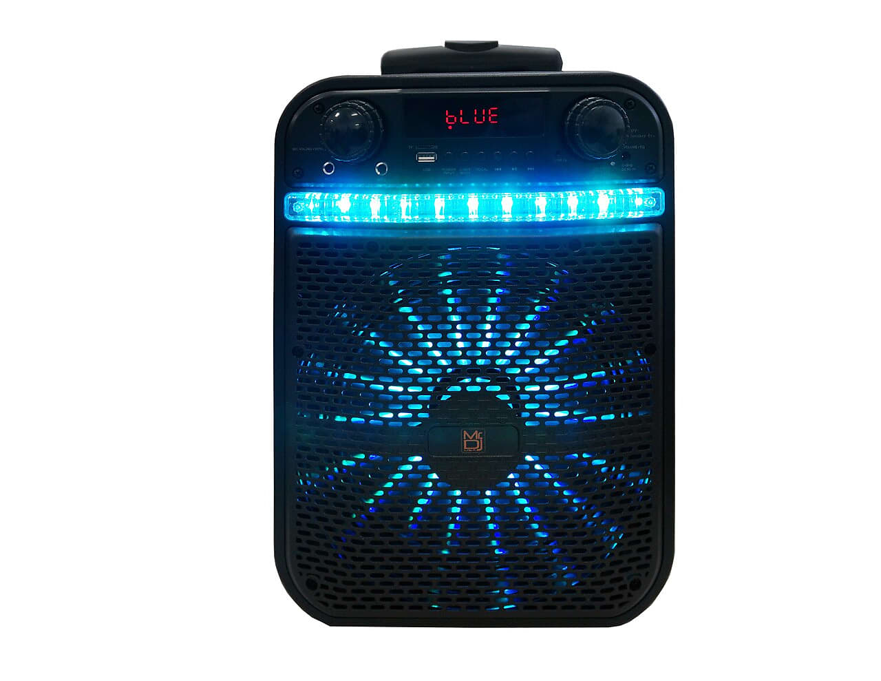 Pair of MR DJ AXL 10" Bluetooth Portable Speaker Bluetooth Rechargeable Battery App Control
