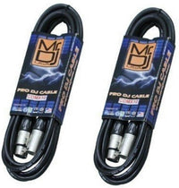 Thumbnail for 2 MR DJ CDMX10 5-pin DMX lighting cable <BR/>10' DMX 5-Pin XLR Pro Stage DJ Lighting Cable