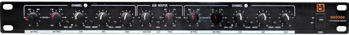 MR DJ DXO300 Stereo 2/3 Way Plus Subwoofer Crossover PA DJ Sound System
