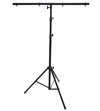Thumbnail for 9 Ft DJ Lighting Tripod Portable Stage T-Bar Light Stand w/ Cross Bar