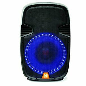 MR DJ PBX1559S PA DJ 8" 2-Way Portable Passive Speaker with LED Accent Lighting