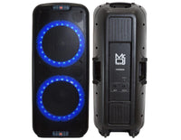 Thumbnail for MR DJ PBX6500S Professional Dual 15” 3-Way Full-Range Non-Power/Passive DJ PA Multipurpose Live Sound Loudspeaker