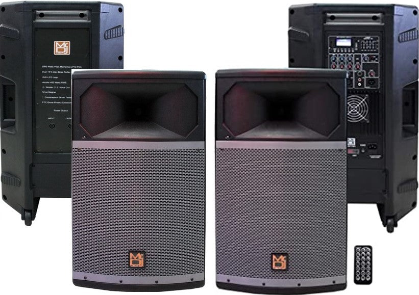 MR DJ PRO115BT & PRO115S PA DJ Active & Passive Speaker