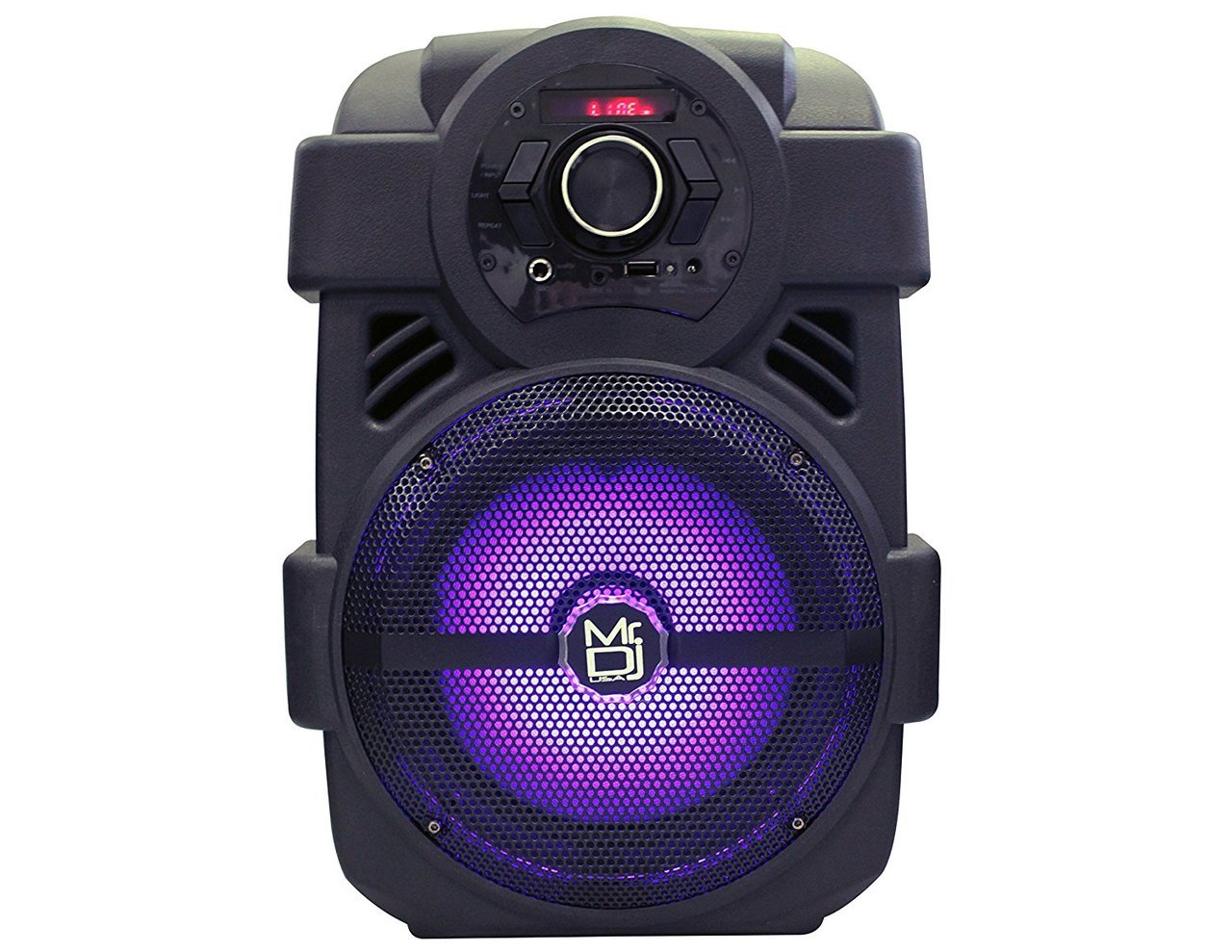 2 MR DJ PSE-80BT 8” Portable Active Speaker<BR/> 8” Portable Active Speaker with Rechargeable Battery Party Speaker with Bluetooth 1200 Watts P.M.P.O