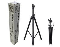 Thumbnail for MR DJ SS250 Speaker Stand Universal Black Heavy Duty Folding Tripod