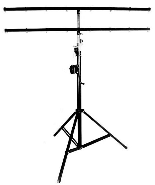 MR DJ ST200 Crank Light Stand<br/> Pro Lighting 10 Foot Crank Light Stand & T-Bar