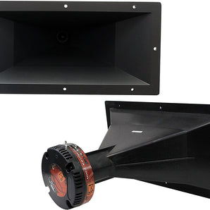 2 MR DJ TE-714 7"x14" 300W PRO Audio PA/DJ Wide Screw-ON Type PIEZO Horn Tweeter