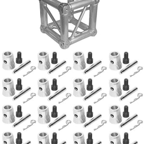 MR Truss TJB4W Universal Corner Junction Block Box 1Way-6Way with 16 Half Conical Couplers for 4Way Installation