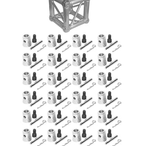 MR Truss TJB6W Universal Corner Junction Block Box 1Way-6Way with 24 Half Conical Couplers for 6Way Installation