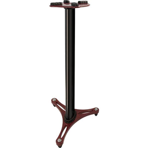 Ultimate Support MS-90-36R MS Series Professional Column Studio Monitor Stands with Non-marring Decoupling Pads and Three Internal Channels - 36"/Red