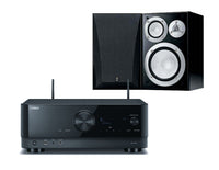 Thumbnail for Yamaha RX-V4A 5.2-Channel AV Receiver with 8K HDMI and MusicCast +Bookshelf Stereo Speakers