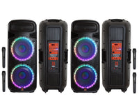 Thumbnail for 2 MR DJ PBX6300BAT Dual 15-Inch 4500-Watt Max Power 3 Way PA DJ Party Speaker