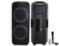 Thumbnail for MR DJ PBX6500LED Professional Dual 15” 3-Way Full-Range Powered/Active DJ PA Multipurpose Live Sound Bluetooth Loudspeaker