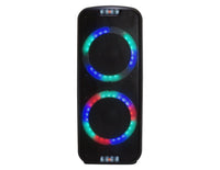 Thumbnail for 2 MR DJ PBX6500LED Professional Dual 15” 3-Way Full-Range Powered/Active DJ PA Multipurpose Live Sound Bluetooth Loudspeaker