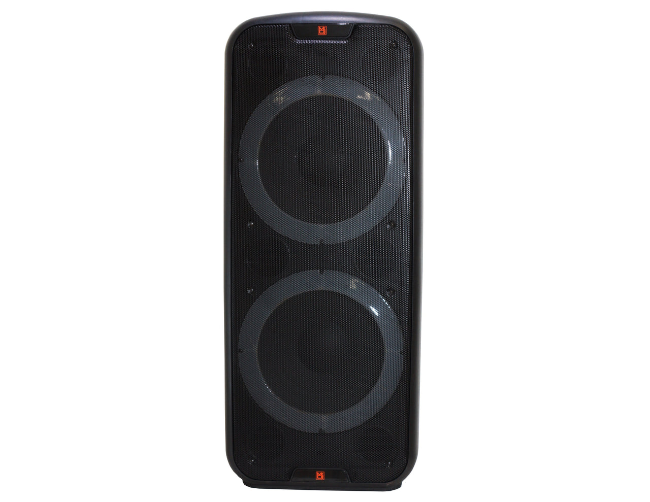 MR DJ PBX6500LED Professional Dual 15” 3-Way Full-Range Powered/Active DJ PA Multipurpose Live Sound Bluetooth Loudspeaker