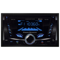 Thumbnail for Power Acoustik PCD-52B Double DIN CD/MP3 Source Headunit – Dynamic Carbon Faceplate Finish