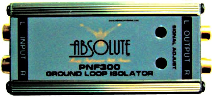 Absolute PNF300 Noise Filter for Car Audio Sound Systems Ground Loop Isolator For Crossover Stereo Equalizer Amplifier Subwoofer
