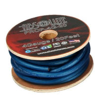 Thumbnail for Absolute PROP4G50BL Pro Series 50 Feet 4-Gauge Power / Ground Cable Pro Series Blue 50 Feet 4 Gauge Ultra Flexible Power/Ground Battery Amp 12V Cable Wire for Auto, Car, Inverter, RV, Solar, Marine, Trucks
