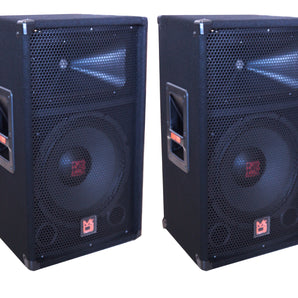 MR DJ PMX8500 3000 Watts Powered 8 Channel Mixer with Bluetooth + 2 18" 2way Speakers