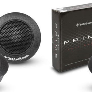 Rockford Fosgate R1T-S Car 160W Peak 1" Balanced Dome Tweeters Kit - 2 Sets