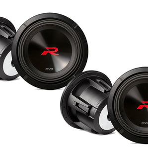 2 Alpine R2-W12D2 12" 1500 Watts Dual 2-Ohm Car Audio Subwoofers Subs
