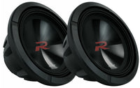 Thumbnail for Alpine Type R2-W12D2 12 Inch 2250 Watt Max 2 Ohm Round Car Audio Subwoofer 2 Pack