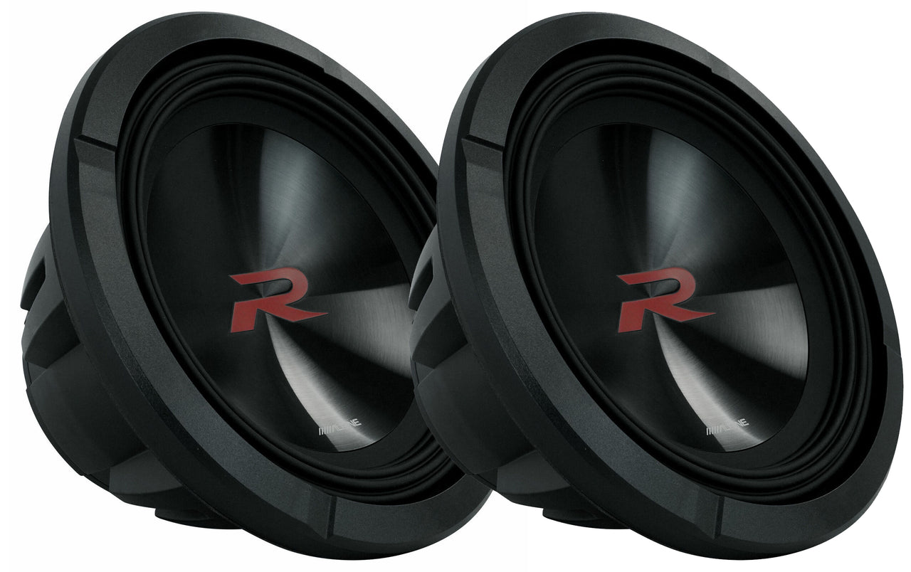 2 Alpine R2-W10D4 Car Audio Type R Dual 4 Ohm 1500 Watt 10" Subwoofers