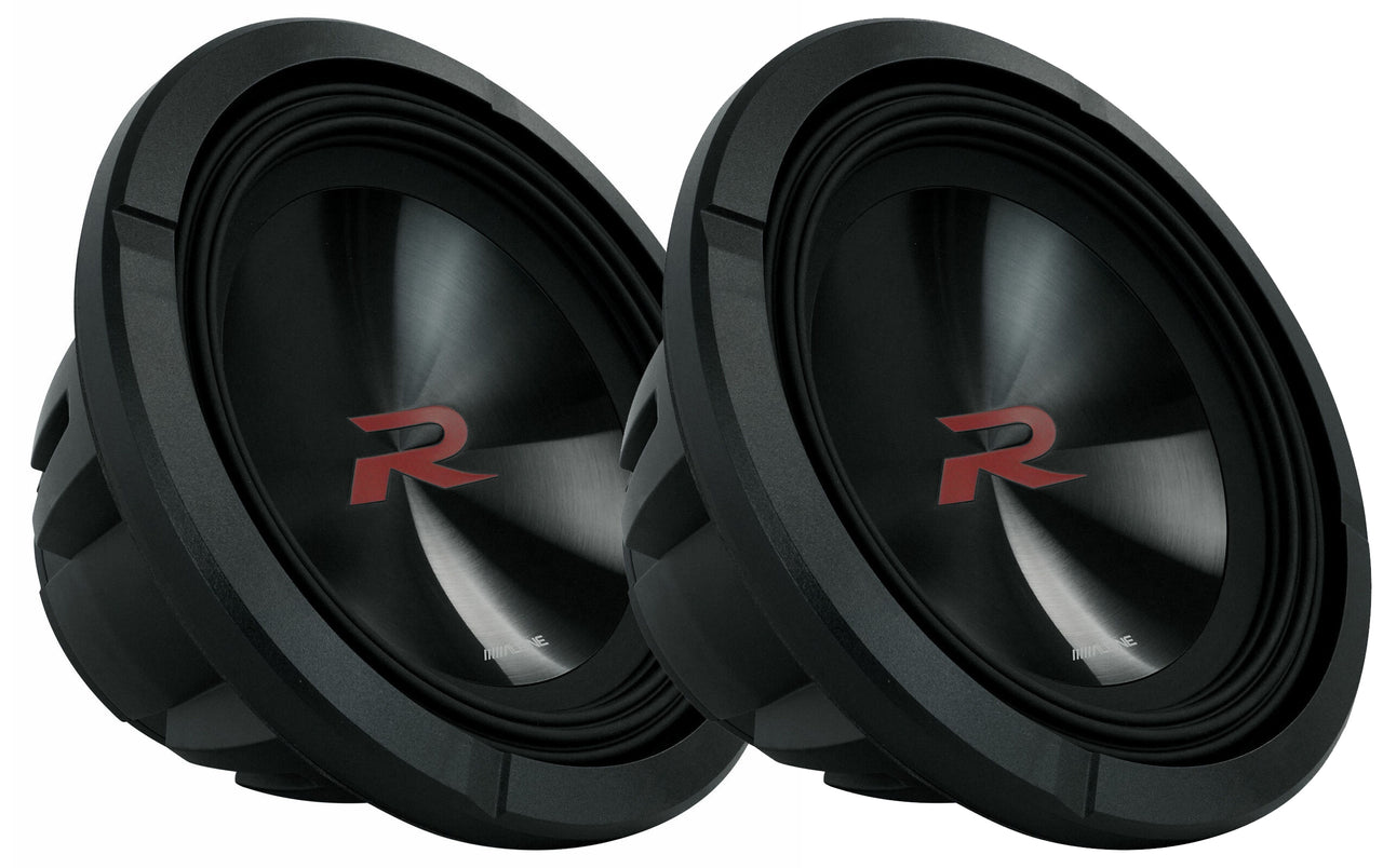 2 Alpine R2-W12D2 12" 1500w RMS R-Series Dual 2-Ohm Car Audio Subwoofers Subs