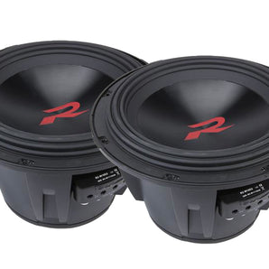 Alpine Two R2-W12D2 R-Series 12-Inch Dual 2 Ohm Subwoofers Bundle