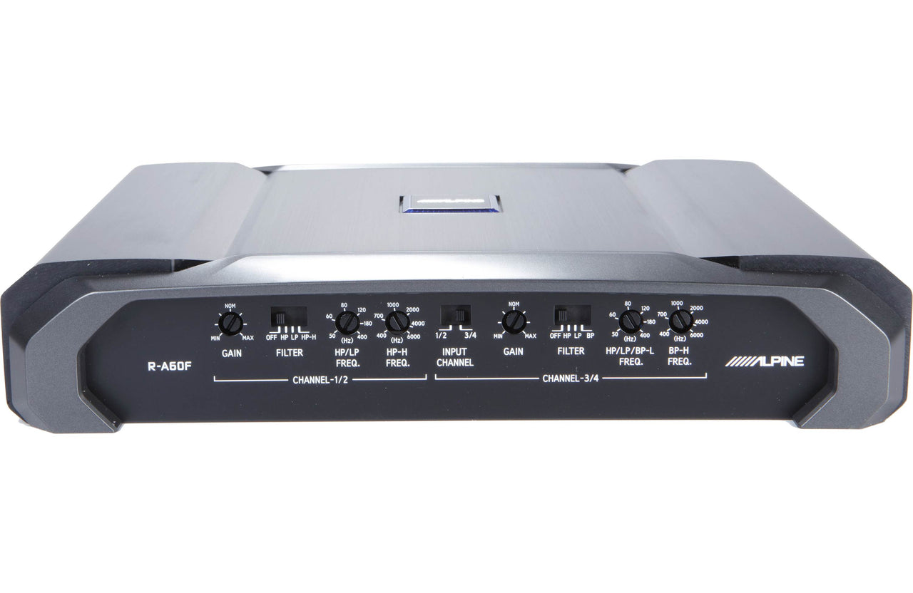 2x ALPINE R-S69.2 300w 6x9" Car Audio 2-Way Speakers+Alpine RA60F 4-Channel Amplifier