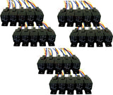 12V 30/40 Amp Bosch Tyco style 5 Pin relay with wires for automotive and marine applications