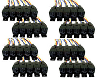 Thumbnail for 40 Absolute USA 12V 30/40 Amp SPDT Automotive Marine Bosch / Tyco Style 5 Pin Relay with Wires & Harness Socket