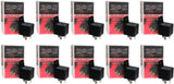 Absolute USA 12V 30/40 Amp SPDT 5 pin relay, automotive and marine use, black relay with mounting hole.