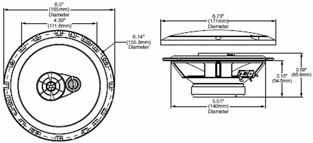 Chevy Silverado Pickup 1999-2006 Factory Speaker Upgrade R165X3, 82-3002, 72-4568