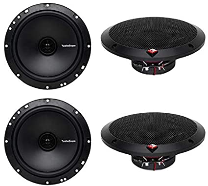 2 Pair Rockford Prime R1675X2 Speaker <BR/> 180W Peak 6-3/4" 2-Way PRIME Series Coaxial Car Speakers
