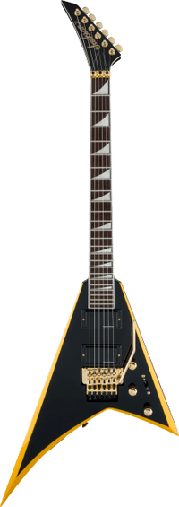 Thumbnail for Jackson X Series Rhoads RRX24, Laurel Fingerboard, Black with Yellow Bevels