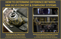 Thumbnail for Crux RVCAD-81B  Rear-view Integration and Front Camera input for 2008 – 2014 Audi Vehicles w/Concert Radio and No MMi