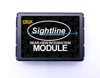 Crux RVCCH-75W Rear-view Integration System for Jeep Wrangler Vehicles w/ MYGIG Systems 2007-Up