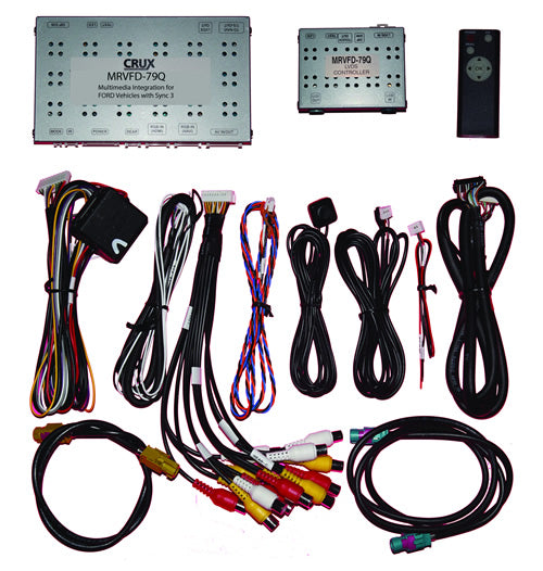 Crux MRVFD-79Q Backup Camera and Video Input Integration for 2016 and up Ford Vehicles w/ Sync 3 Systems