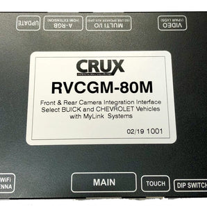 Crux RVCGM-80M  Front & Rear Camera Integration Interface for Select Chevrolet and Buick Vehicles with 7” MyLink Systems
