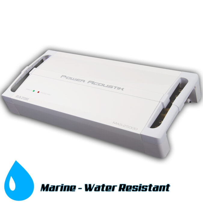 Power Acoustik MA5-2500D Marine Conformal Coated Razor Series – Small ...