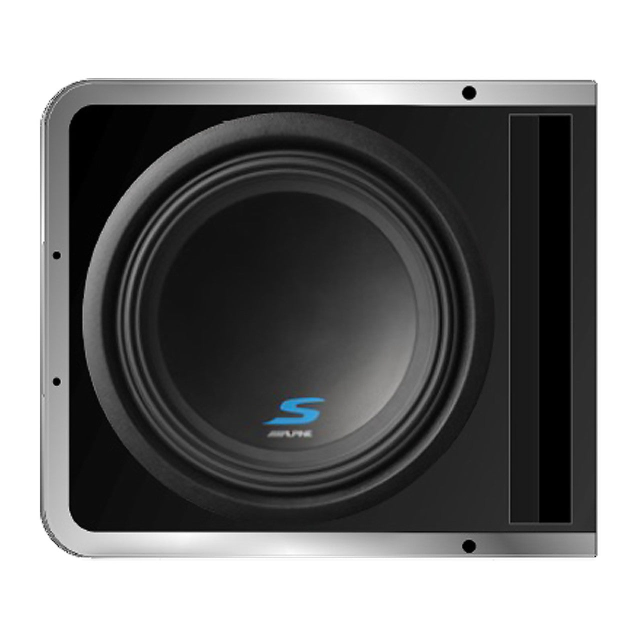 Alpine S-SB10V-BNDL Bass Boost Package Includes S-SB10V 10" ported enclosure, S-A60M amplifier, and RUX-KNOB.2 remote level control