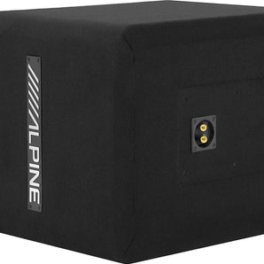 alpine-10-inch-subwoofer-with-box-and-amp-bundle