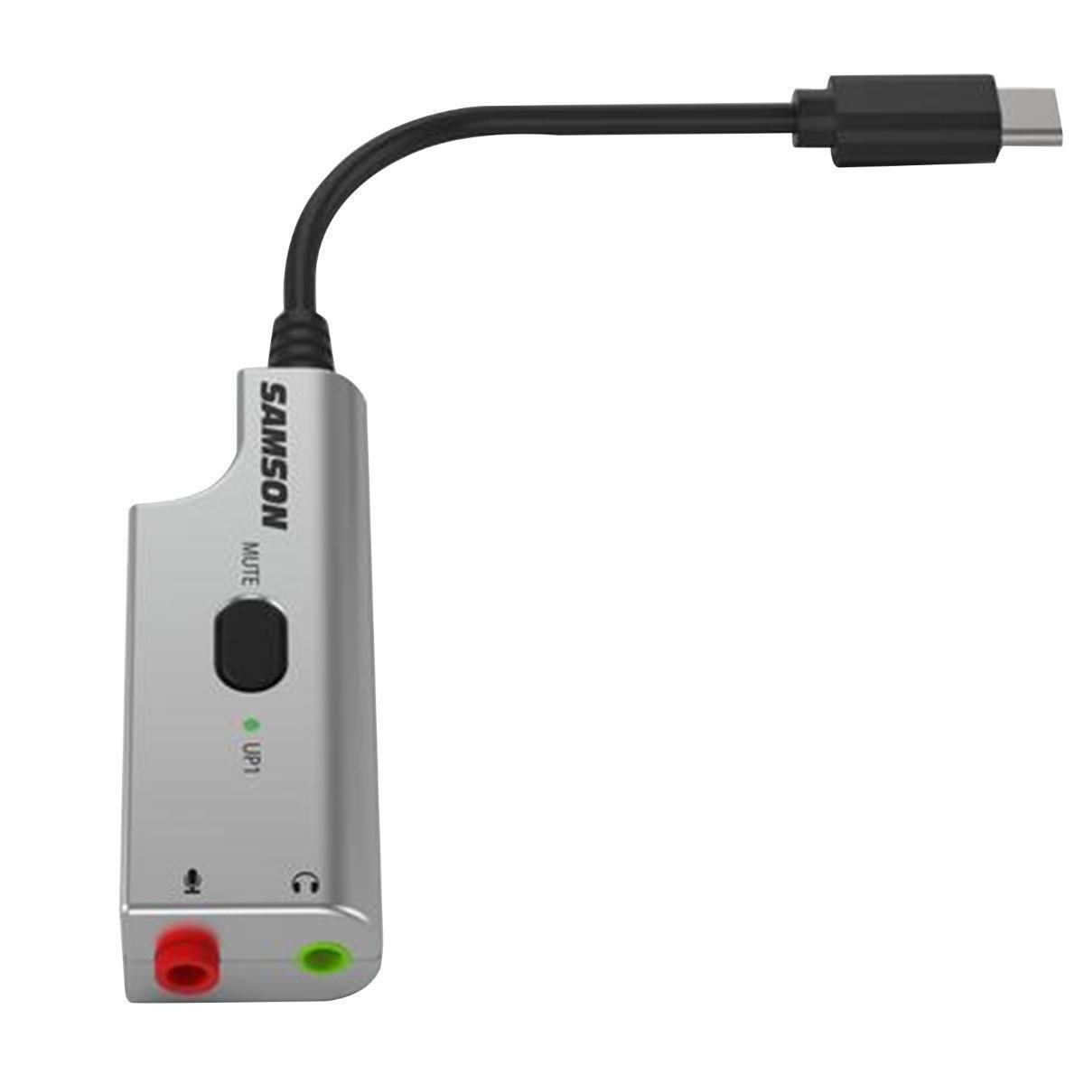 Samson SALMU1  Compact Broadcast Lavalier Microphone with USB Adapter