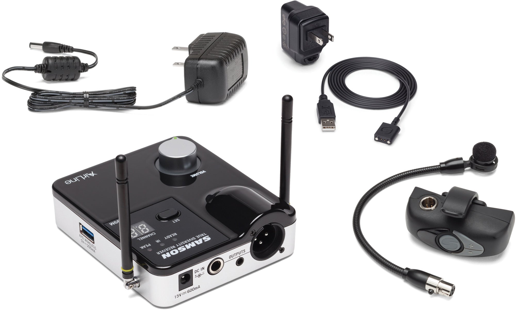 Samson Instrument Samson SW9A9SHM60-D AirLine AWXm Micro UHF Wind Instrument System ...