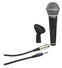 Thumbnail for Samson SCR21S Dynamic Cardiod Handheld Microphone+Mic Clip+Cable+3.5mm adapter