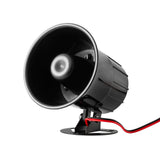 Patron universal mini siren speaker for car alarm system, featuring a loud six-tone audio output.