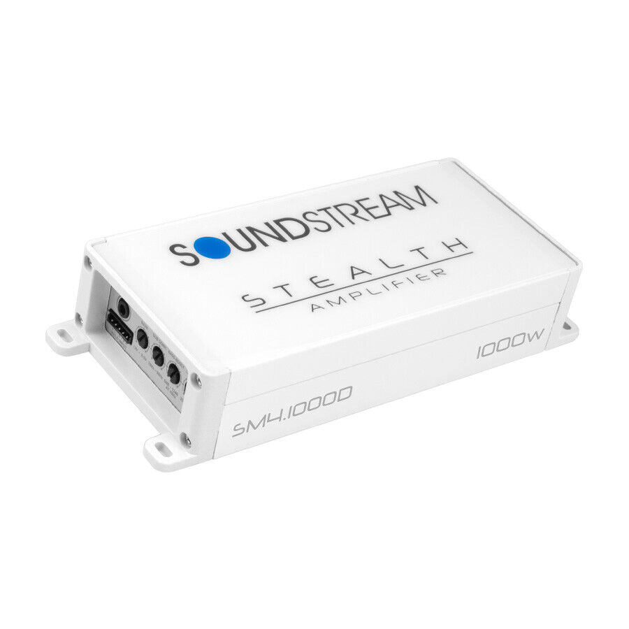 Soundstream SM4.1000D Conformal Coated Micro 1000W 4Ch. Amplifier (Boating, Off-Road)