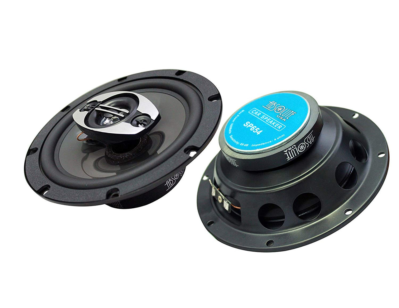 2 Pair Absolute USA SP654 SP Series 6.5" 4 Way full-range loudspeakers<br/> 6.5" 4 Way full-range loudspeakers Car Speakers 500 Watts Max Power