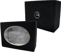 Thumbnail for MK Audio SQ6X9 Pair 6 x 9 Inches Square Speaker Box with Speaker Terminal